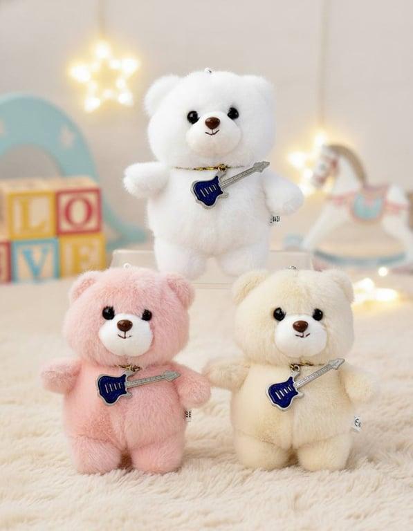 брелок мишка с гитарой брелок мишка с гитарой